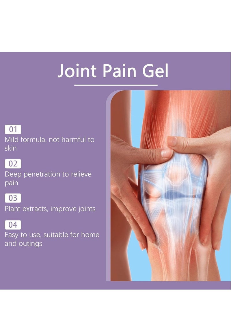 Generic Kresin Joint Pain Gel, Kresin Joint Pain Purple Gel,Suitable for Whole Body Joint ActivitiesSoothes Knees, Lumbar, Neck, Hands, and Feet 100g - Image 5