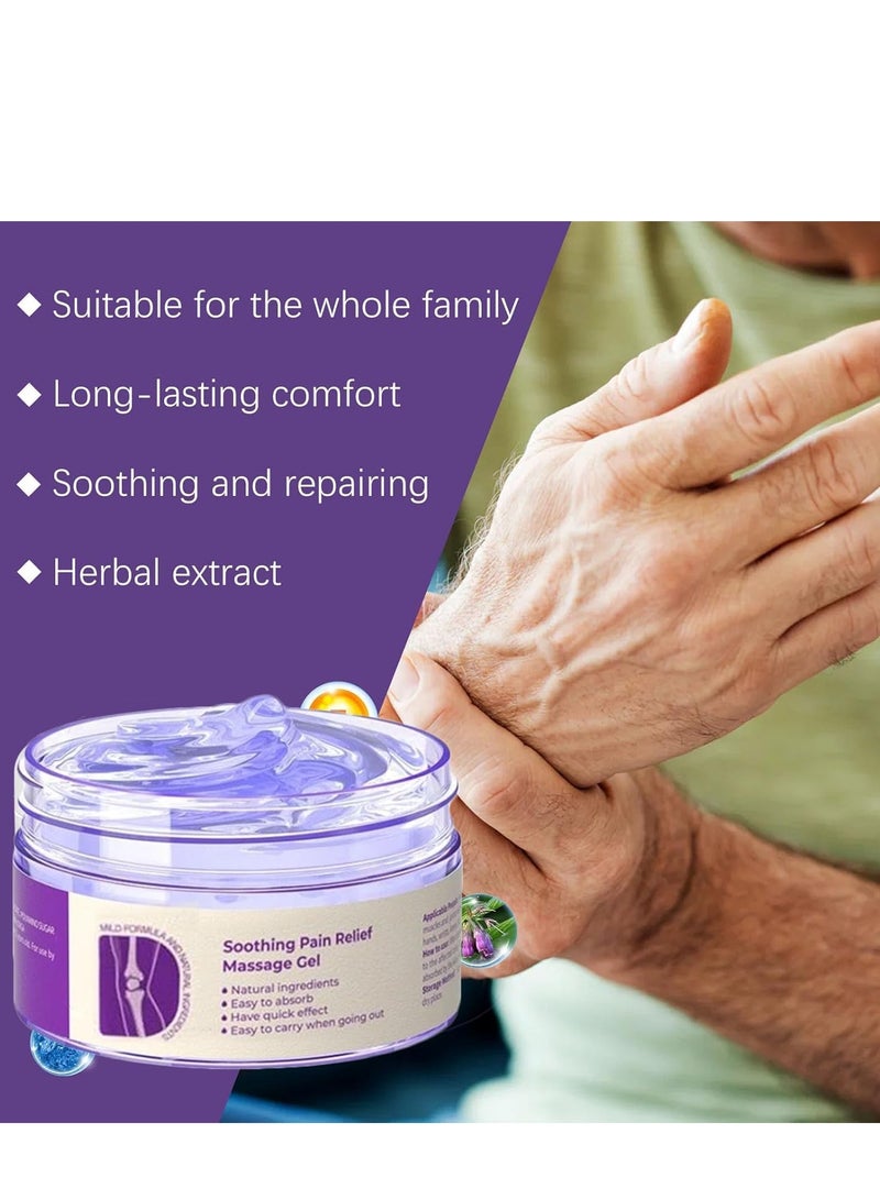 Generic Kresin Joint Pain Gel, Kresin Joint Pain Purple Gel,Suitable for Whole Body Joint ActivitiesSoothes Knees, Lumbar, Neck, Hands, and Feet 100g - Image 3