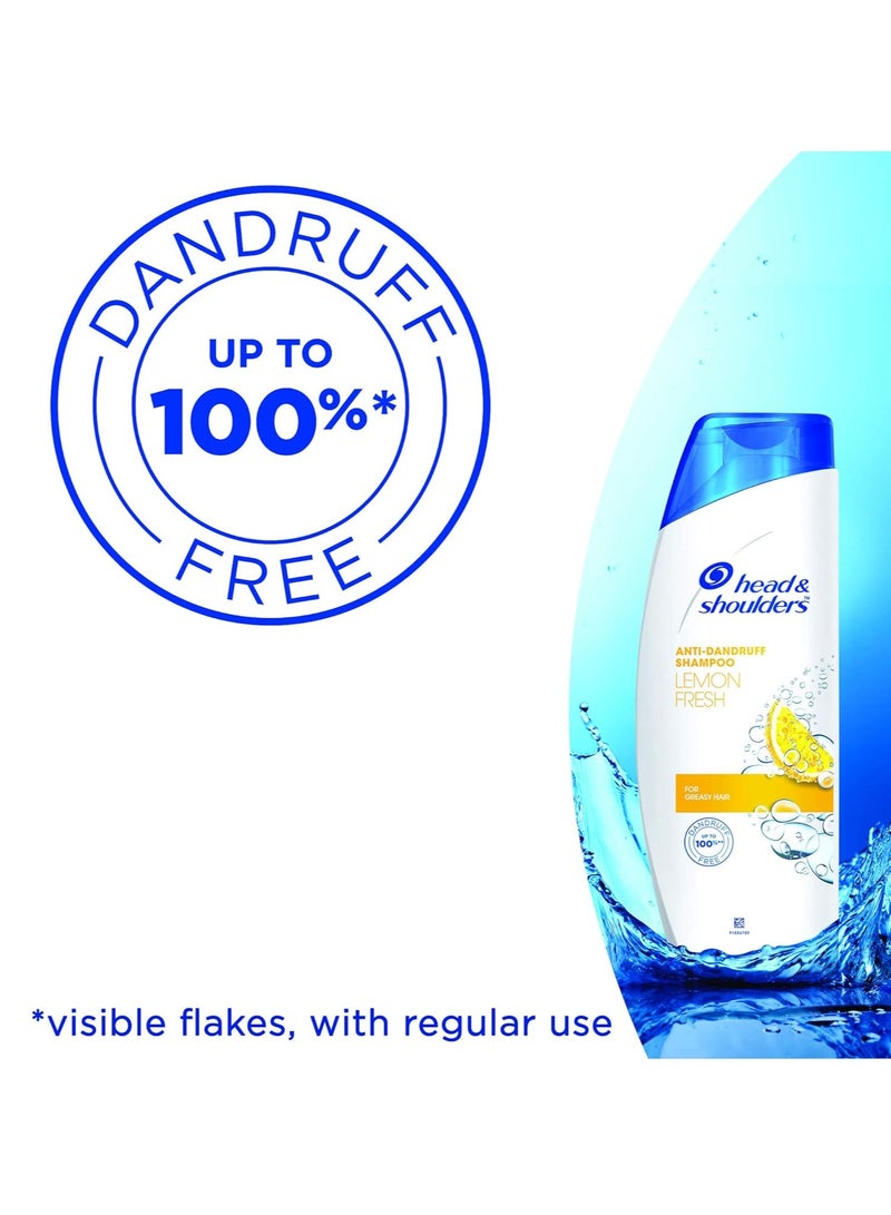 Head & Shoulders Anti Dandruff Shampoo, Lemon Fresh, 180 ML  - Image 3