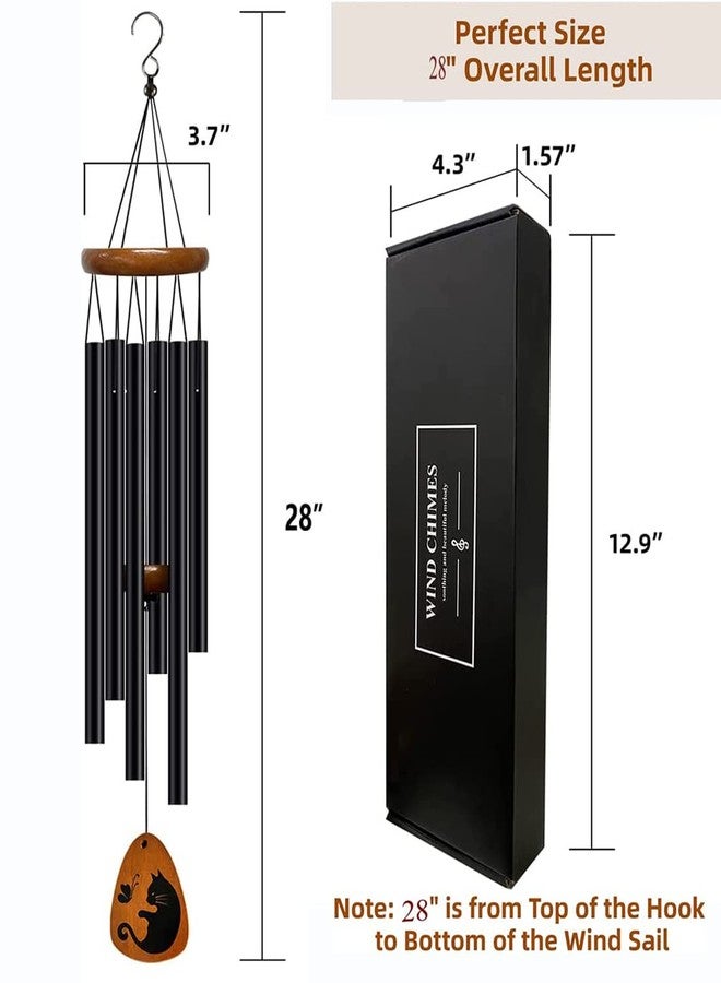 SHOW-YA Cat Memorial Wind Chimes & Bracelet, Sympathy Gifts for Cat Lovers, 28 inches - Image 5