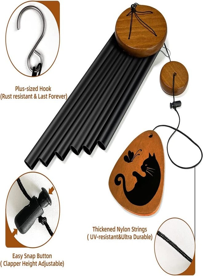 SHOW-YA Cat Memorial Wind Chimes & Bracelet, Sympathy Gifts for Cat Lovers, 28 inches - Image 4