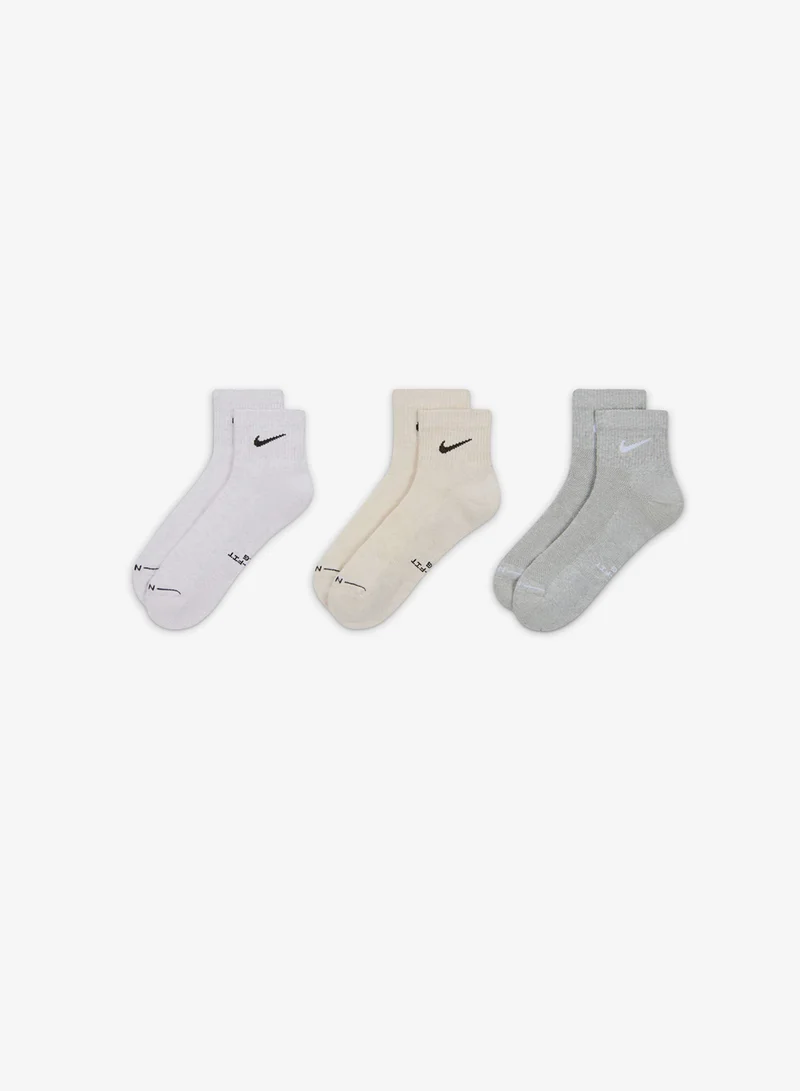 Nike 3-Pack Everyday Elevated Ankle Socks