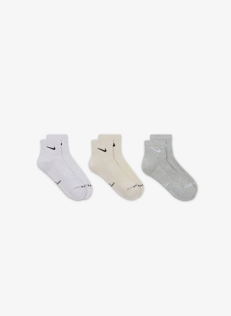 Nike 3-Pack Everyday Elevated Ankle Socks