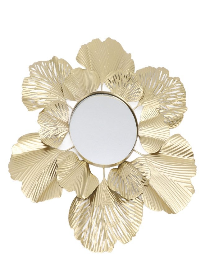 Wall Mirrors Modern Simple Decorative Wear Resistant Colorfast Ginkgo Leaf Wall Mounted Mirrors for Bedroom Living Room B Type - Image 5