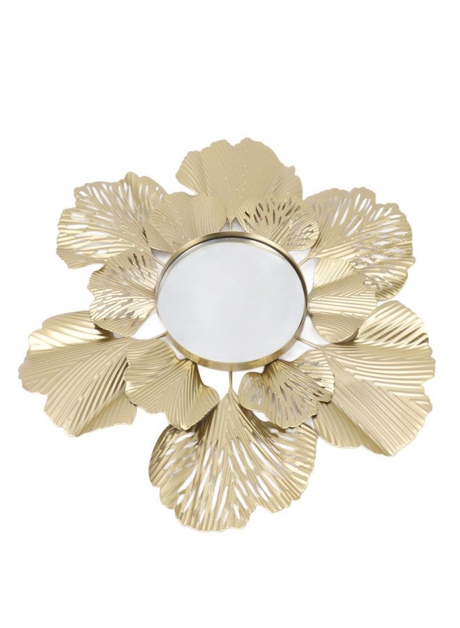 Wall Mirrors Modern Simple Decorative Wear Resistant Colorfast Ginkgo Leaf Wall Mounted Mirrors for Bedroom Living Room B Type - Image 4