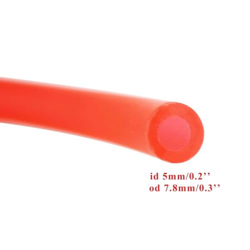 PRO BAT 0.2''x59'' (5mmx1.5m) Motorcycle Fuel Line Tube Oil Gas Line Petrol Hose for ATV Dirt Bike Go Kart Moped Pocket Bike Most of Chinese Scooter with Hose Clamps Fuel Filter, Black - Image 3
