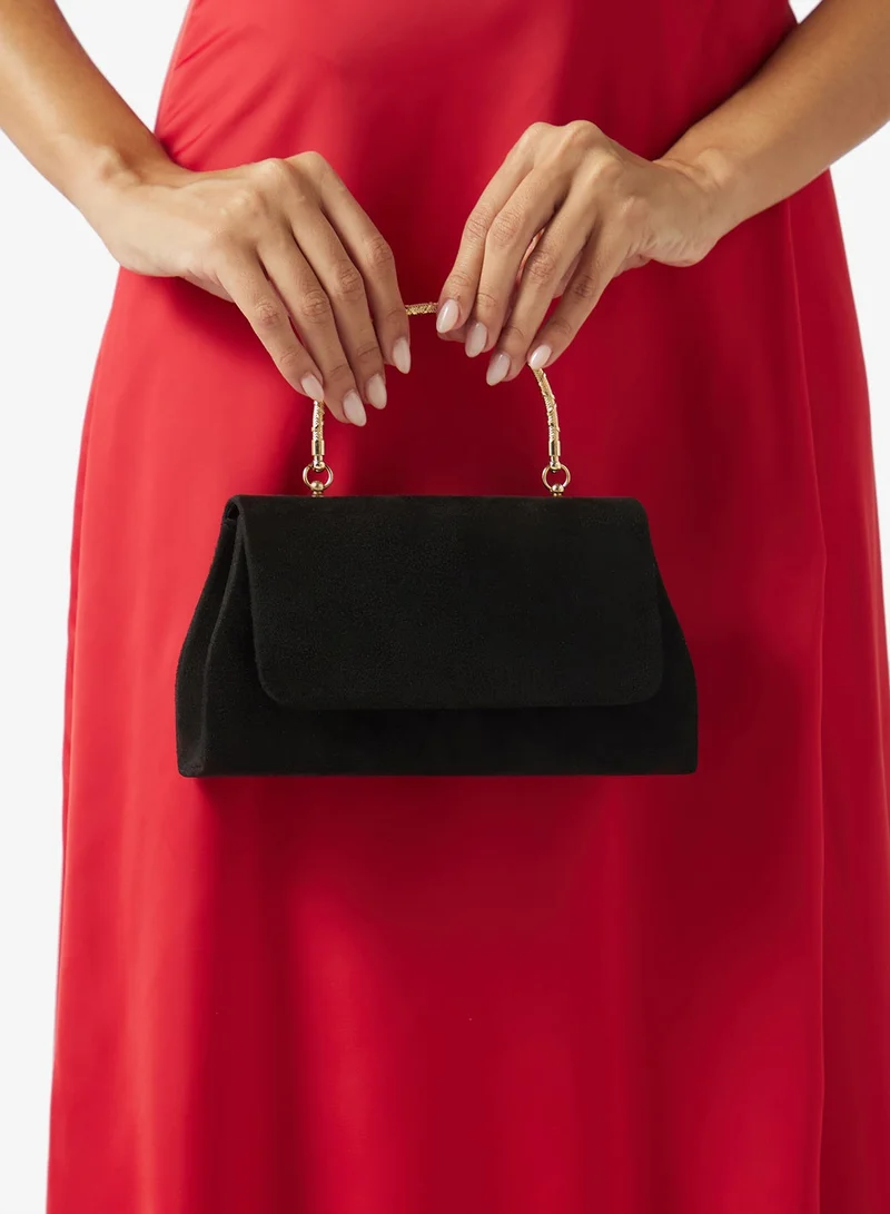 Khizana Classic Clutch With Top Handle