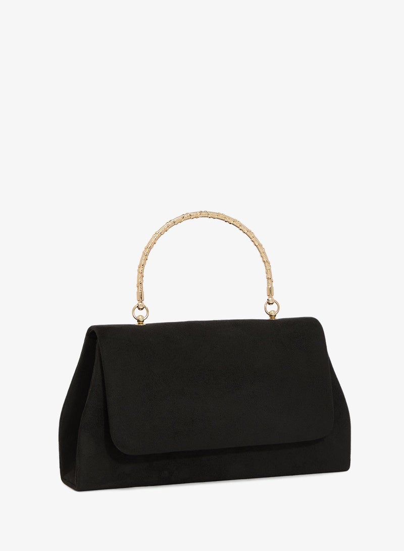 Khizana Classic Clutch With Top Handle - Image 4