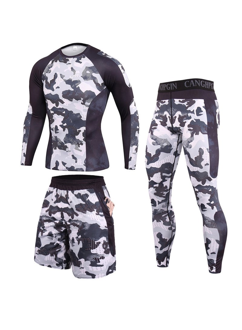 KUYING Loose Fitting Ice Silk Pants Quick Drying Sports Set