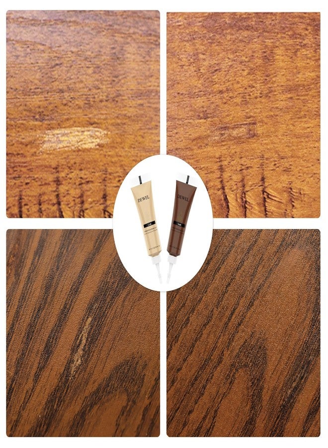 DEWEL Wood Repair kit, Wood Filler for Scratch Cover, Wood Floor Scratch Remover, Wood Stain Marker Set, Touch Up Paint for Wood, Furniture Touch Up - Image 3