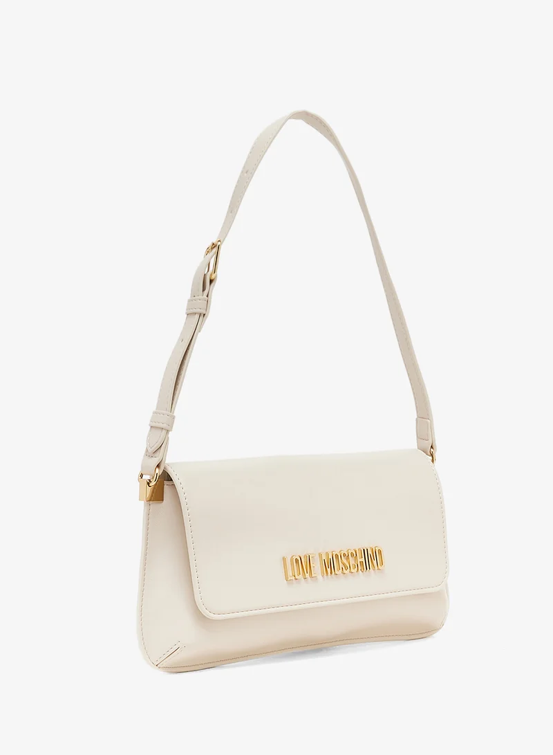 Love Moschino Flap Over Shoulder Bag