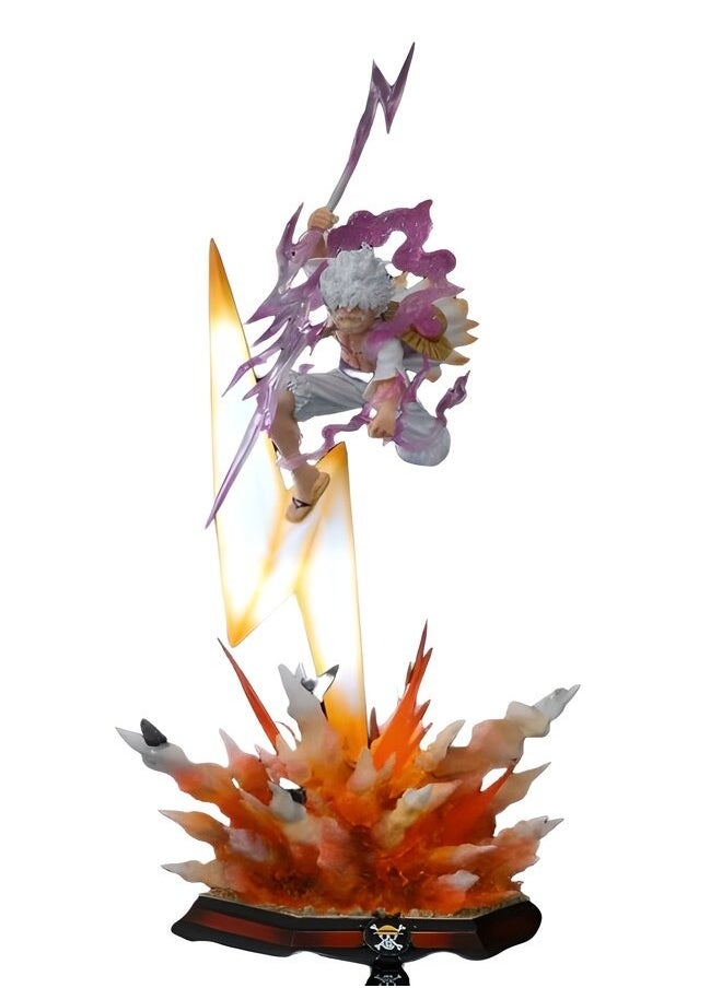 Sakura Anime Toys and Gifts - One Piece Luffy Gear Five Nika Figure - Image 1