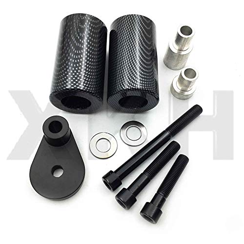 XKH-MOTO XKH- Motorcycle carbon No Cut Frame Slider Protector Compatible with 2001 2003 Suzuki Gsxr 600 2000 2003 Gsxr 750 N [B00Y7CDJB4] - Image 3