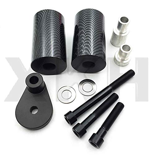 XKH-MOTO XKH- Motorcycle carbon No Cut Frame Slider Protector Compatible with 2001 2003 Suzuki Gsxr 600 2000 2003 Gsxr 750 N [B00Y7CDJB4] - Image 5