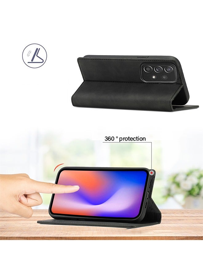 GROIC Galaxy A53 5G Wallet Case 6.5 Inch, PU Leather Flip Folio Phone Case with Card Holders RFID Blocking Kickstand [Shockproof TPU Inner Shell] - Image 2