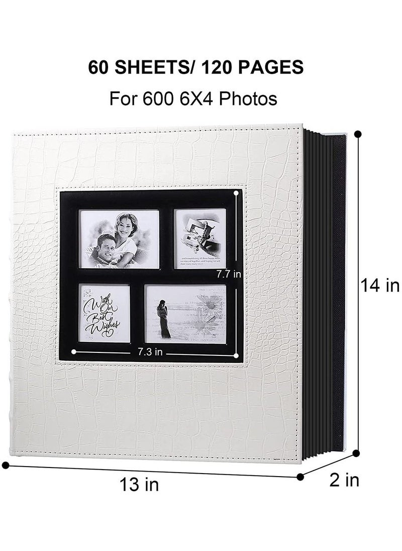 HomarKet Photo Album for 600 Photos Leather Cover Extra Large Capacity  - Image 2