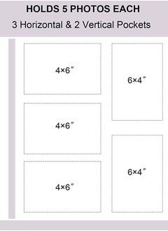 HomarKet Photo Album for 600 Photos Leather Cover Extra Large Capacity  - Image 3