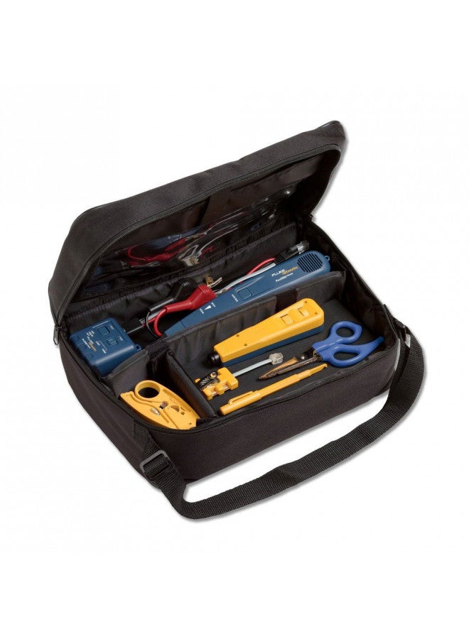 Fluke Networks 11289000 Electrical Contractor Telecom Kit II with Pro3000 Analog Tone and Probe Kit and Case - Image 1