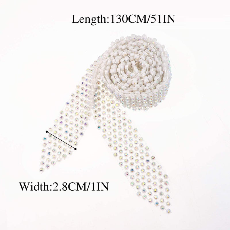 Glamorstar Rhinestone Neck Tie Gift for Women Silver - Image 4