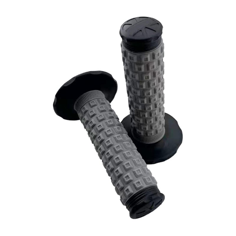 HJSIUTV Universal 78 Inch Motorcycle Hand Grips Cover Protectors Dirt Bike Throttle Bar Grip Compatible with Kawasaki KX60 KX125 KX250F Suzuki DRZ125L DR650 YZ250F WR250R TTR110 CR80R CRF150R Gary - Image 3