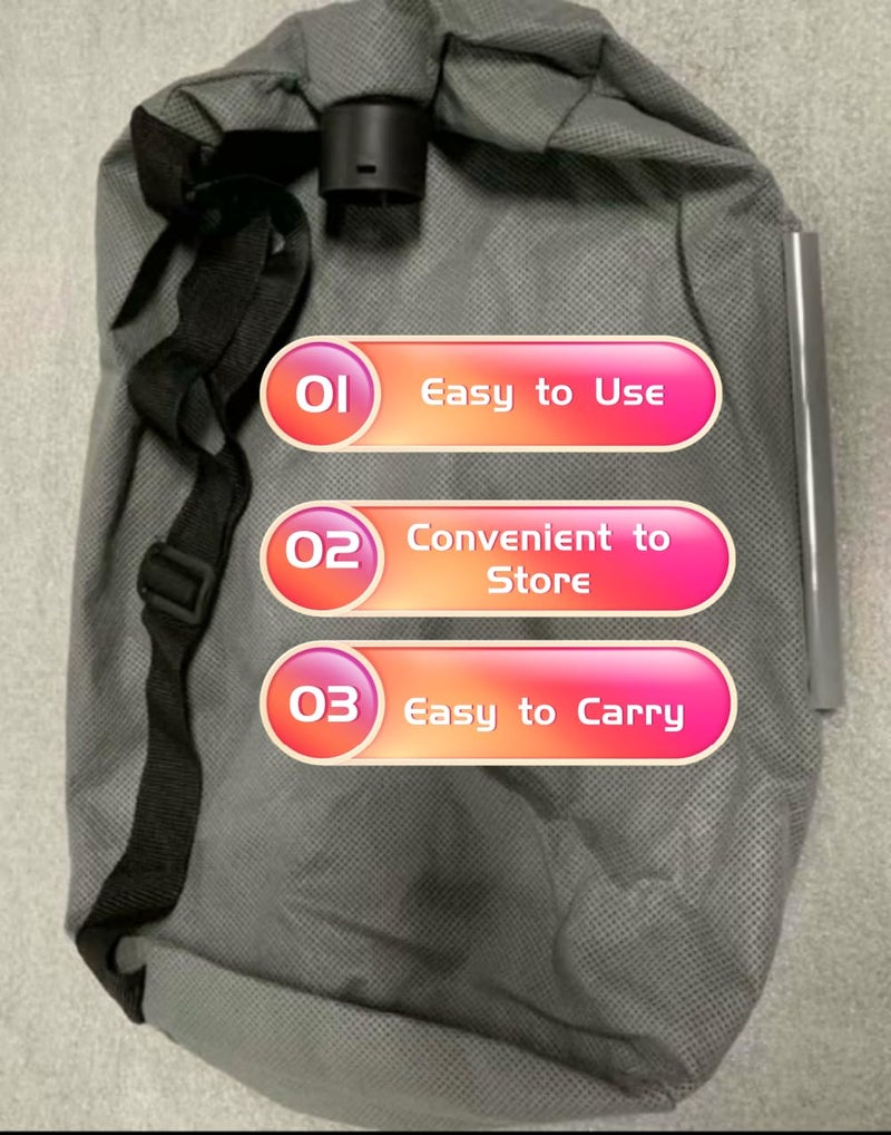 Kikeep Drywall Sander Dust Collection bag Wall Grinding Machine Collection Bag Drywall Sander Attachment (1 Pack) - Image 4