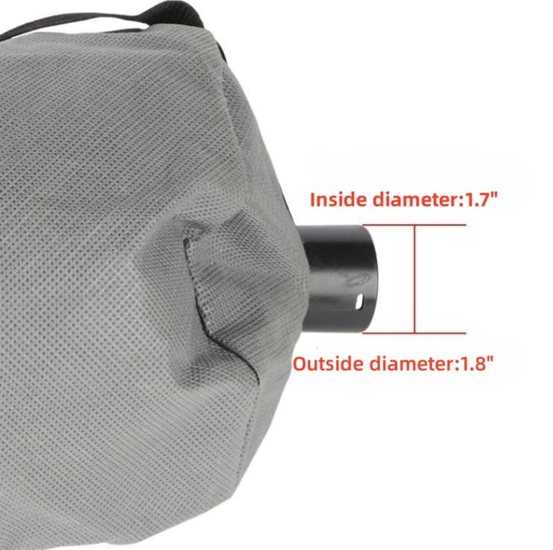Kikeep Drywall Sander Dust Collection bag Wall Grinding Machine Collection Bag Drywall Sander Attachment (1 Pack) - Image 2
