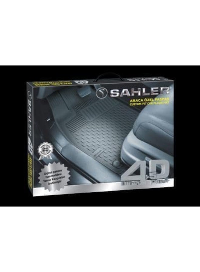 Turkish Sahler TPE Floor Mats Compatible With Peugeot 301 - Image 4