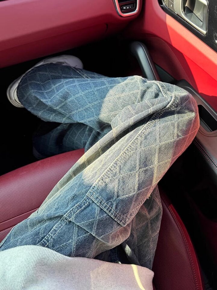 Unisex Casual Daily Denim Jeans - Image 1