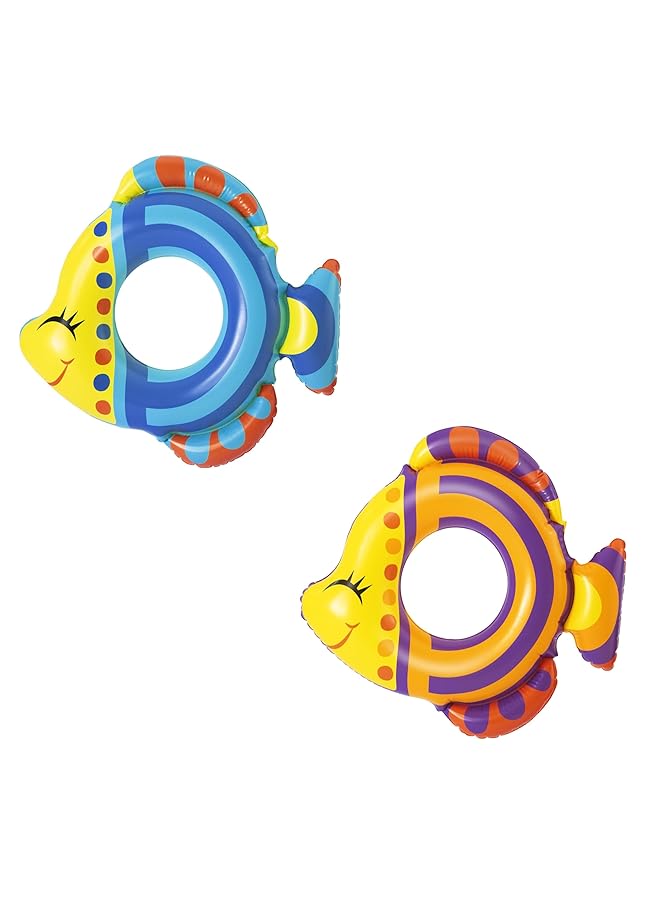 Bestway Friendly Fish Swim Rings Color May Vary Assorted Colors - Image 1