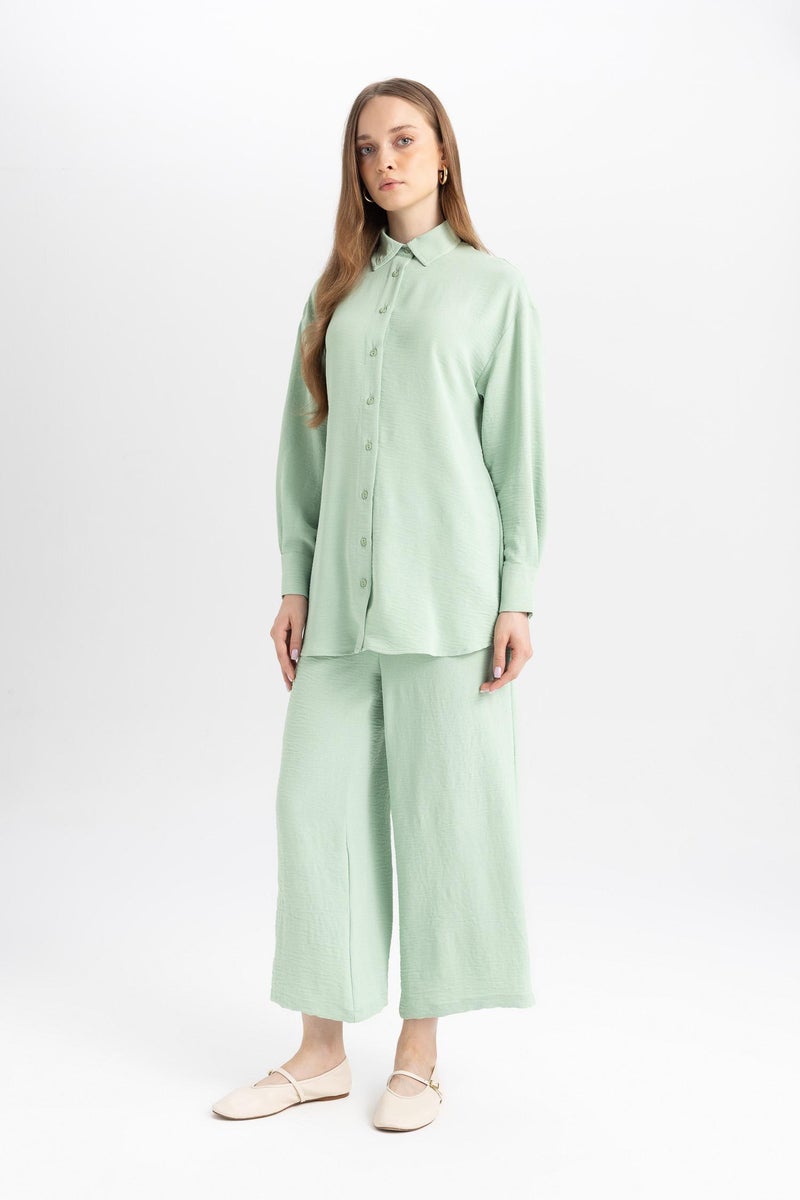 DeFacto Woman Wide Leg Trousers - Image 1