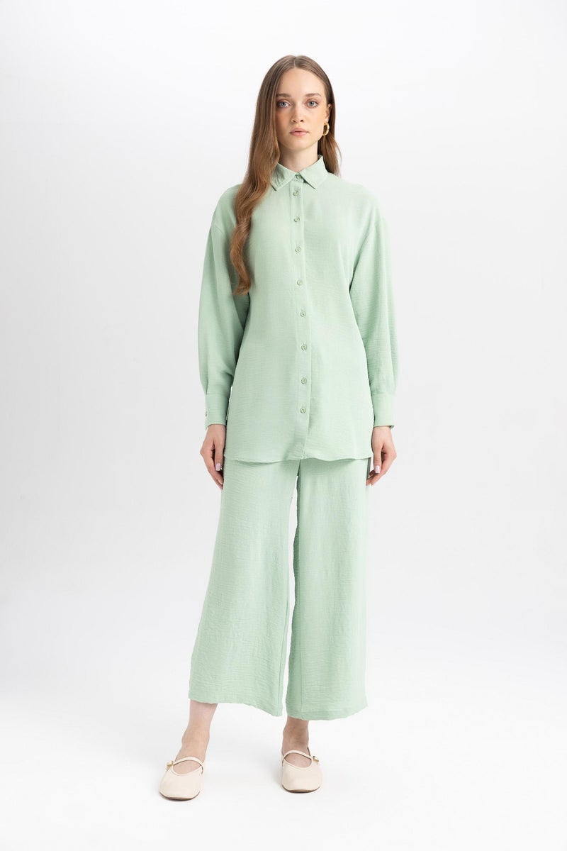 DeFacto Woman Wide Leg Trousers - Image 4