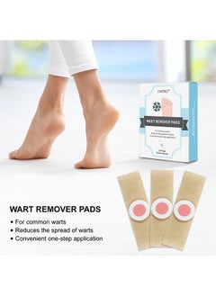 Elaimei Wart Remover Pads, 24 Pack Highly Potent Wart Removal Treatment, Premium High Efficacy Wart Remover For Finger, Hand, Neck, Arm, Feet, Toe And Most Body Parts  - Image 3