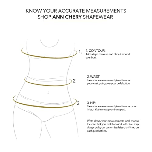 Ann Chery Corset Waist Trainer for Women - Colombian Waist Cincher - 3 Hook Latex Body Shaper Beige - Image 5