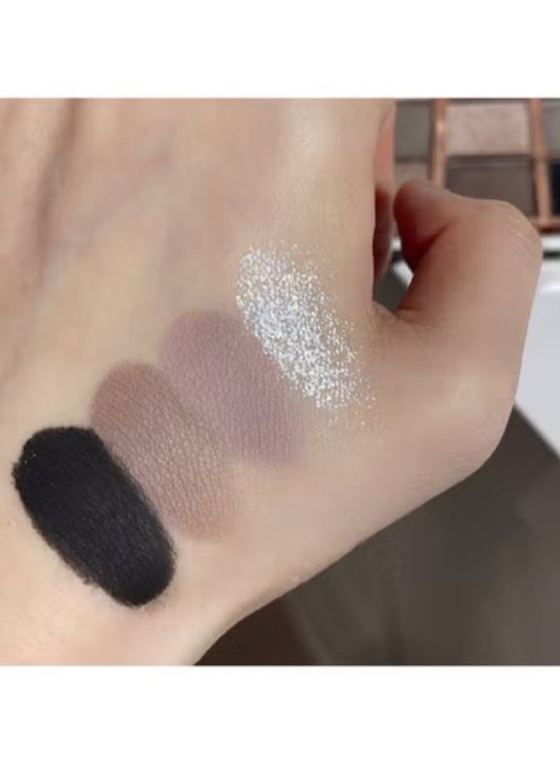 Eyeshadow Palette Chocolates 9 Colours Contour Palette Brown Eyeshadow Make Up Palettes Long Lasting Shimmer Matte Highly Pigmented Natural Look Travel Size Eye Shadows Palette For Women Girls - Image 5