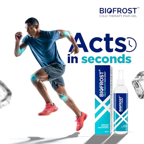 BioFrost Cold Therapy Pain Relief Spray Pack of 2 (100ml Each) | Fast Acting Cooling Relief after Sports and Workouts | Perfect for Muscle Recovery, Joint, Back, Neck & Pain | Non Sticky, Easy Apply - Image 5