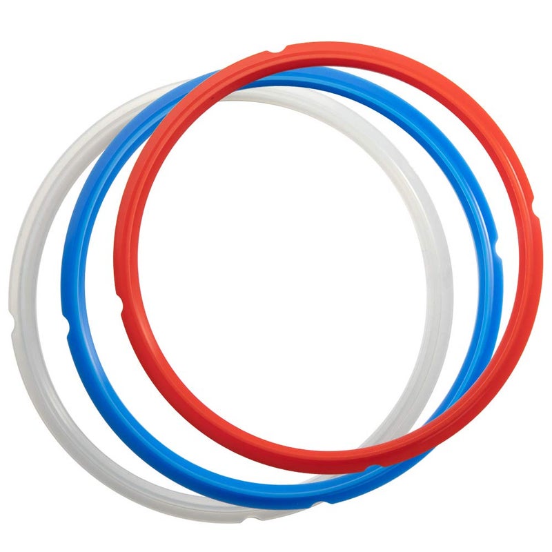 Goldlion Goldlion Sealing Ring Compatible with Ninja Foodi 5 Quart 6.5 Quart and 8 Quart Silicone Gasket Accessories Rubber Sealer Replacement for Pressure Cooker and Air Fryer, Pack of 3  - Image 1