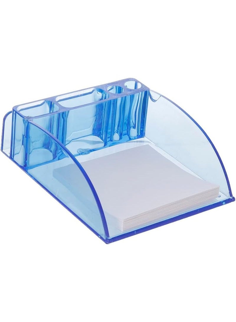 حامل ملاحظات مكتبي بتصميم مجسم أنيق – من خامة عالية الجودة  لون ازرق - Image 1