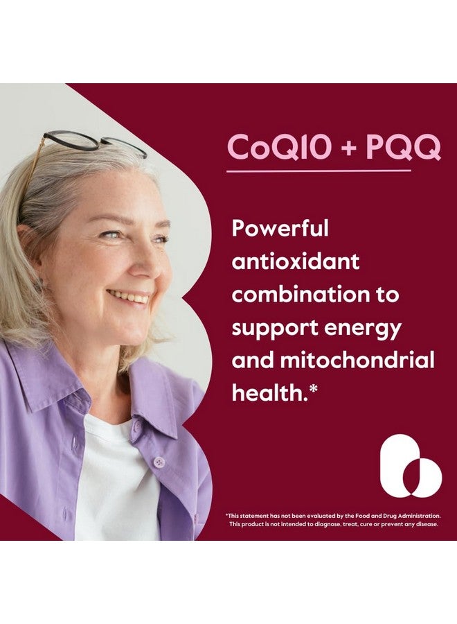 بست فايت BESTVITE Coq10 100mg w/PQQ 20mg (120 كبسولة نباتية) - بدون ستيرات - نباتي - غير معدّل وراثيًا - خالٍ من الجلوتين - Coq10 مع PQQ - Image 3