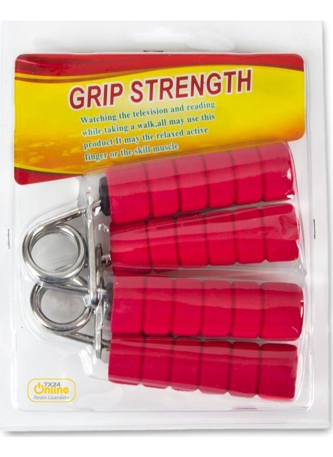 Cosfer - CSF-EYS-K Sponge Hand Spring - Red - Image 1