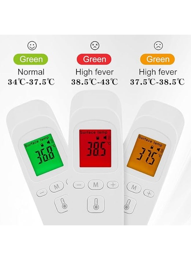 Smart Digital Infrared Thermometer for Babies & Adults - Professional Temperature Gun with Child Mode, Fever Alarm, Mute & Memory Functions - Fast & Accurate - Image 3
