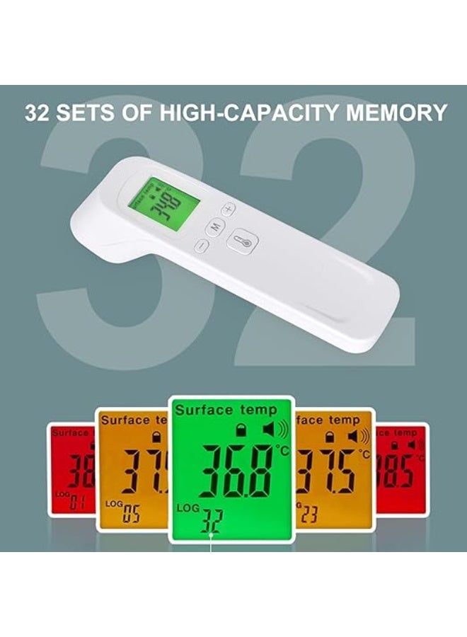 Smart Digital Infrared Thermometer for Babies & Adults - Professional Temperature Gun with Child Mode, Fever Alarm, Mute & Memory Functions - Fast & Accurate - Image 2
