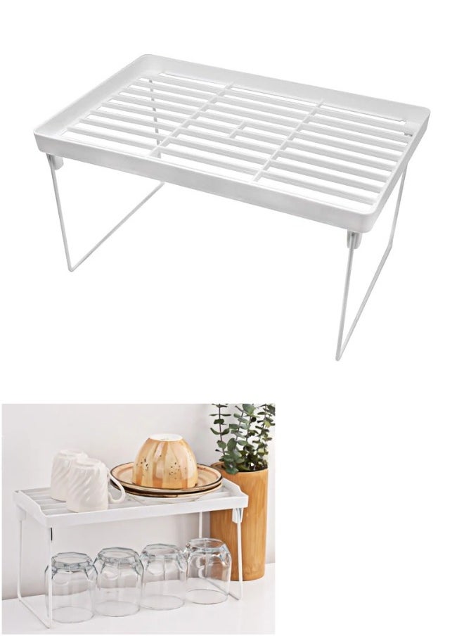 Happy Home Metal stand and shelf for holding and organizing pots, dishes and spice jars in the kitchen 40*24 cm  - Image 2