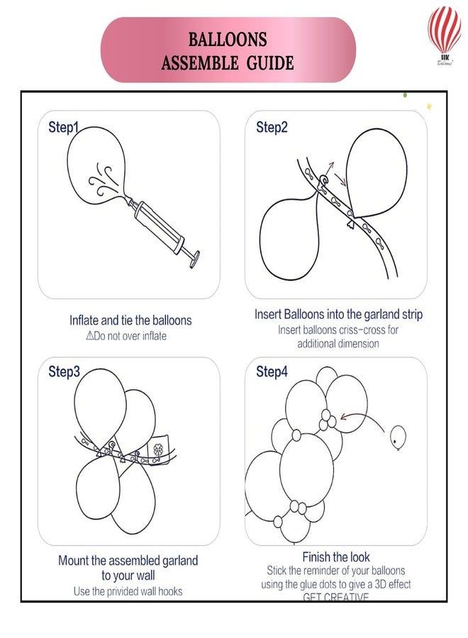 HK Balloons Pack of 70 Welcome Baby Decoration Items Combo For Baby Girl Decorations For Home Naming Ceremony Decoration Kit Princess Baby Party Decoration Set - Image 4