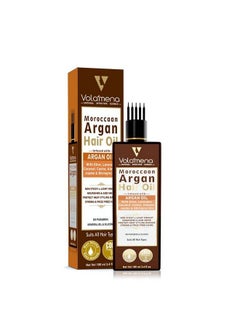 VOLAMENA WITH DEVICE Argan Oil Hair Oil Blend Of Morrocan Argan Oilonion Black Seed Oilalmond Oilolive Oil & Castor Oil 100 Ml  - Image 2