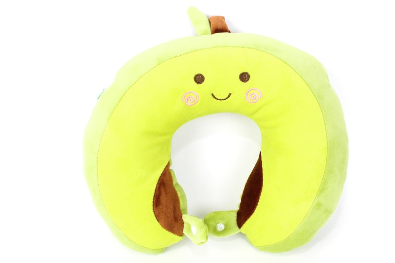 Generic Comfy Neck Support Soft Fiber Travel Neck Pillow U-Shape For Car, Travel, Office,Airplane and Gifts - Avocado - Image 1
