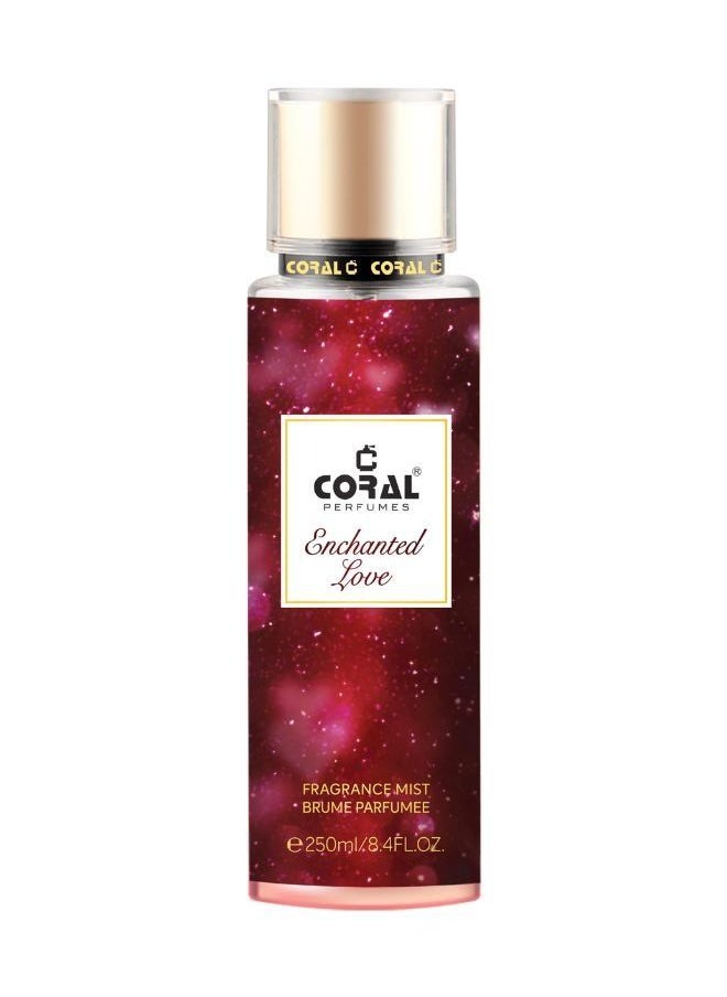 Coral ENCHANTED LOVE for Women Fragrance Mist 250ml 
