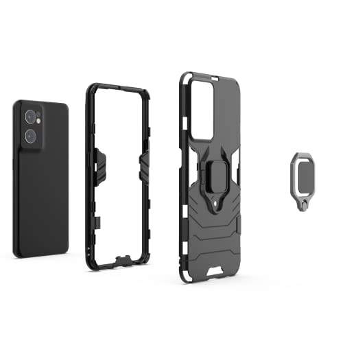 SPAZY CASE® Nothing Phone (1) Back Cover | Dual Layer Armor Defender Full Body Protective + PC Hybrid Kickstand Back Case for Nothing Phone (1) - Image 4