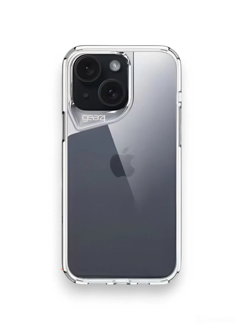iPhone 15, Shockproof Case, Anti-Scratch Protective Cover, Made of High Quality TPU - Clear