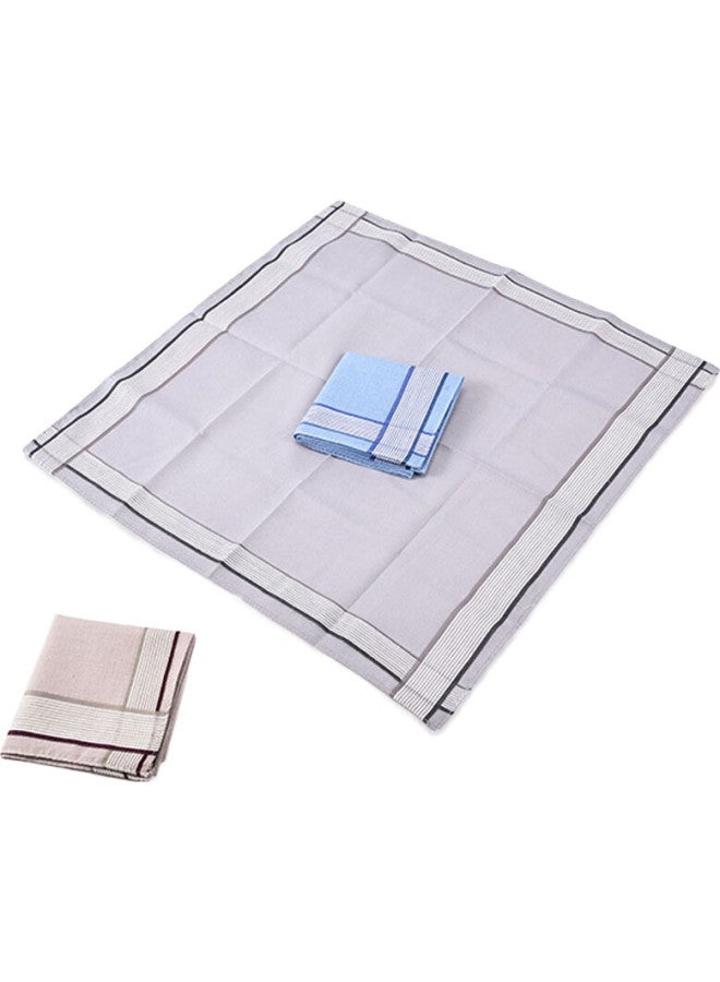 GLO-STORY 3-Pack Cotton Couple'S Universal Handkerchief, Light Classic Style, Msp014074 - Image 2