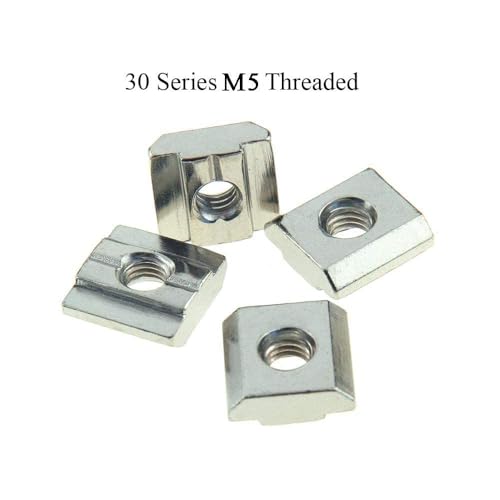 Odinest T Nuts Tee Sliding Slot Nuts 30 Series M5 Threaded Slide in Pre-Assembly for 30x30 Aluminum Extrusions Frame with Profile 3030 Sereis 8mm Slot for CNC Router Build Rail 3D Printer 12Pcs - Image 5